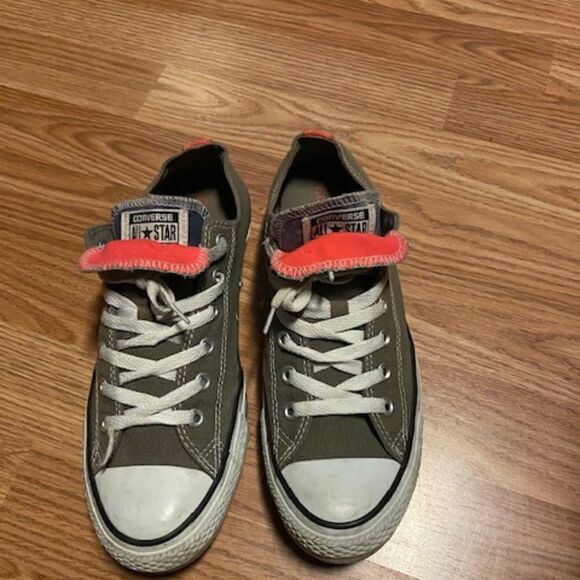 All Star Converse Gray, Pink, size 10 - Picture 1 of 4
